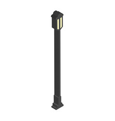 Isometric Street Lamp Icon