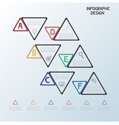 Successful business concept infographic template Vector Image
