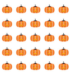 Pumpkin Pattern Fiery Eyes