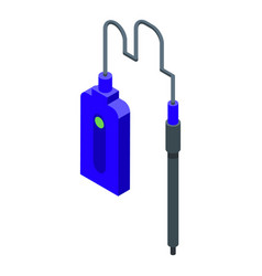 Research Biology Icon Isometric Lab