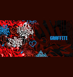 Colorful Abstract Urban Style Hiphop Graffiti