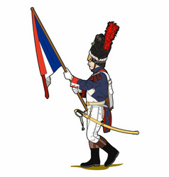 Flag Bearer Of Napoleon