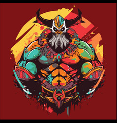 Fresh And Trendy Warrior Design For Tshirt