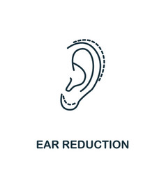 Ear Reduction Icon From Plastic Surgery