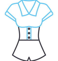 Blouse Line Icon Outline Symbol