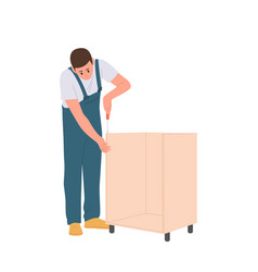 Assembly Service Furniture Maker Cartoon Character