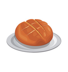 Bread Icon Flat Design