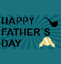 Happy Fathers Day Postal Card Poster