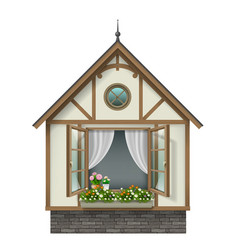 Little Fairy House With An Open Window