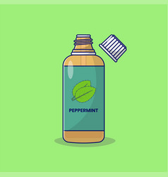 Peppermint Oil Icon Essential Aromatherapy