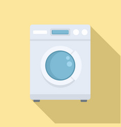 Tumble Dryer Icon Flat Style