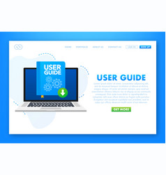 Concept User Guide Book For Web Page Banner