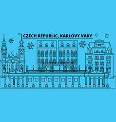 Czech Republic Karlovy Vary Winter Holidays