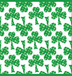 Seeing Spots Shamrocks Green Clovers Seamless