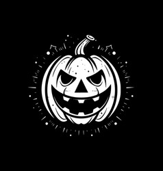 Halloween - Black And White Isolated Icon