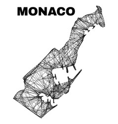 Linear Irregular Mesh Monaco Map