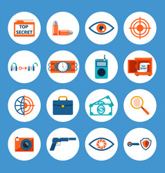 Spy Accessories And Gadget Icons