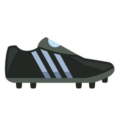 Black Football Boot Icon