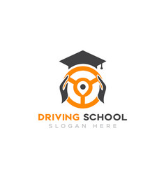 Driving School Logo Design Templates