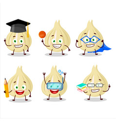 School Student Of New Garlic Cartoon Character