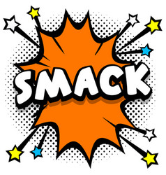 Smack Pop Art Comic Speech Bubbles Book Sound