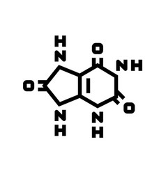 Uric Acid Cause Gout Line Icon