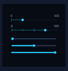 Track Bar Ui Elements Kit