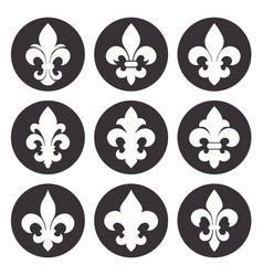 Fleur De Lis Set Heraldic Lily Collection