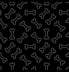 Halloween Pattern Background With Bones