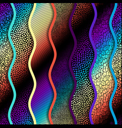 Wavy Mosaic Art Collage Abstract Art Background