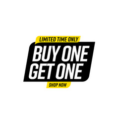 Buy One Get One Free Sale Promo Sticker