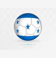 Football Ball With Honduras Flag Pattern Soccer