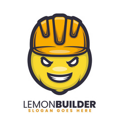 Logo Lemon Builder Simple Mascot Style