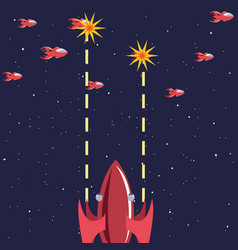 Rocket Spaceships Space Battle