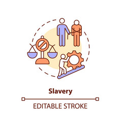 Slavery Concept Icon