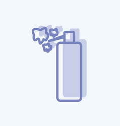 Spray Icon In Trendy Two Tone Style Isolated