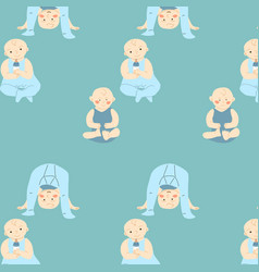 Cute Baby Pattern With Small Boys Of Playing