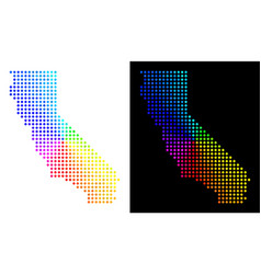 Spectral Dot California Map