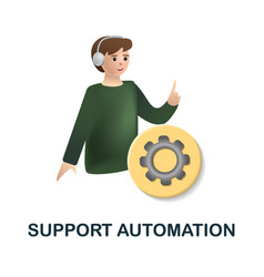 Support Automation Icon 3d From Customer