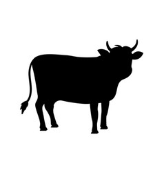 Cow Icon Cattle Silhouette Angus Beef Logo