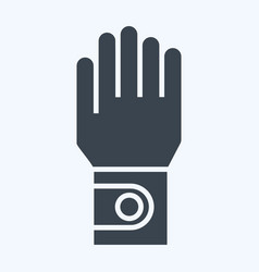 Icon Gloves Related To Golf Symbol Glyph Style