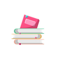 Pile Of Books Flat Clean Icon Design Element