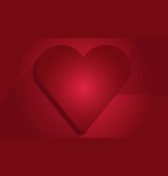 Red Heart Valentine Theme Background Template