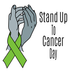 Stand Up To Cancer Day Idea For A Banner