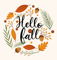 Hand Drawn Autumn Lettering Design