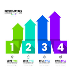 Infographic Template Squares With Numbers