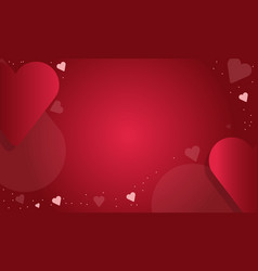 Red Heart Valentine Theme Background Texture