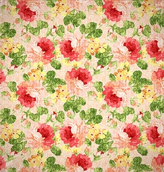 Floral pattern with red rose Royalty Free Vector Image