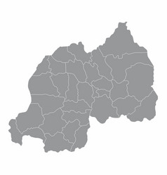 Rwanda Administrative Map