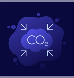 Co2 Emissions Reduction Icon Design